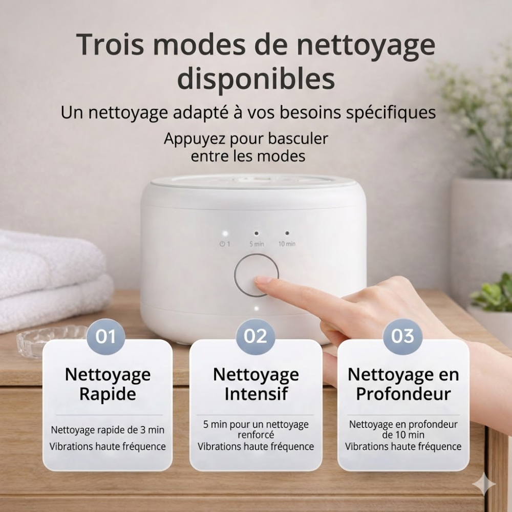 Oria Pro Ultrasonic Retainer Cleaner